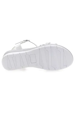 MIO TEMPO Sandali Bianchi e Argento con Platform 2495 BIANCO/ARGENTO Outlet