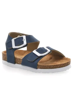 PITT KIDS Sandali blu con doppia fibbia 14466