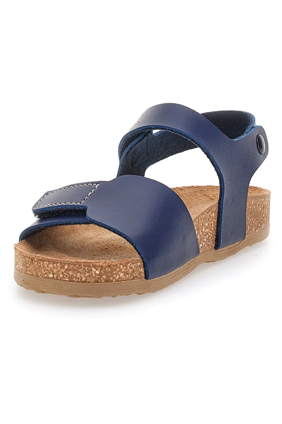 PITTARELLO BIO Sandali Blu Con Strappi In Velcro 257081