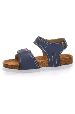 PITT KIDS Sandali Blu e bainco con chiusura a strappo 14128