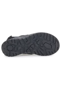 Uomo FLY DINAMIC Sandali Blu in Vera Pelle con Velcro Regolabile FD07