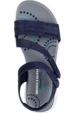 SKECHERS Sandali blu con fasce regolabili BAYSHORE BASIC NECESSITY NAVY Online