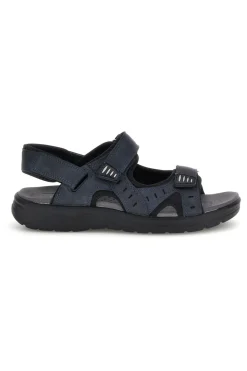 Uomo JERPOINT Sandali blu strappi regolabili MR3105