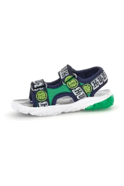 AVENGERS Sandali blu verde con strappi e luci R10103T