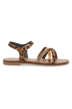 LE HAVRE PARIS Sandali Bronzo con Fantasia ata 5451 LEOPARD Clearance