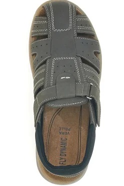 Uomo FLY DINAMIC Sandali chiusi grigi con velcro Fly Dynamic FD29