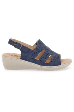 PRIMA RIGA Sandali Classici Blu 9132 NAVY Clearance