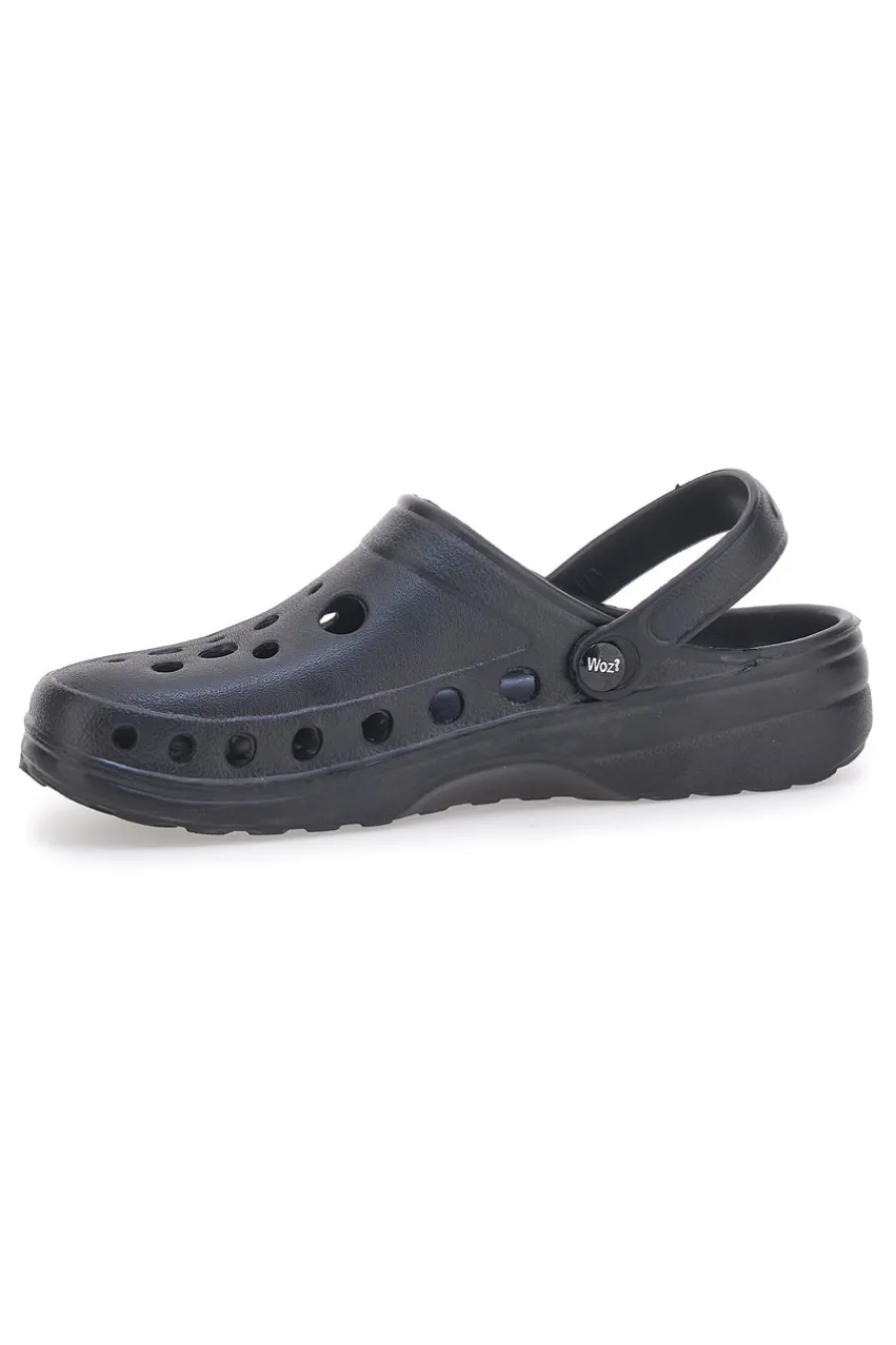 Uomo WOZ Sandali clog neri da uomo leggeri e pratici 4