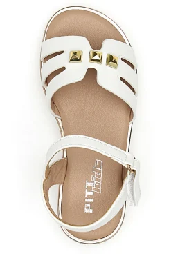 PITT KIDS Sandali con Borchie Oro 3924