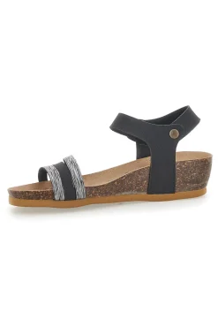 BIO UP Sandali con Cinturino Neri 22308 Outlet