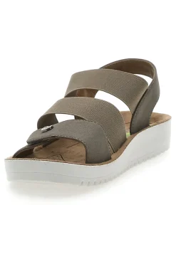 ECO BIO Sandali con Elastico J526201 TAUPE