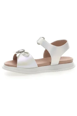 PITT KIDS Sandali con Fiocco Bianchi 394 Hot