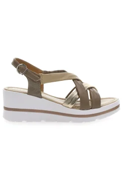 PITTARELLO Sandali con Platform Oro 191001 TAUPE New