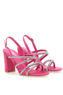 THE FIRST Sandali con Tacco 1806 Rosa Outlet