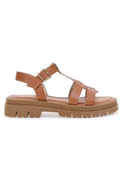 PITTARELLO FOCUS Sandali cuoio con suola carrarmato 27476VEG CAMEL Best