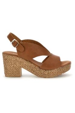 PITTARELLO Sandali Con Tacco Intrecciato 7484313 CUOIO Clearance