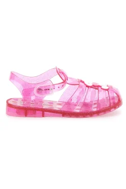 SNOOPY Sandali da Mare Rosa Trasparenti con Glitter 3116616