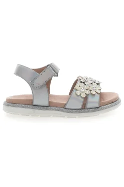 PITT KIDS Sandali Eleganti Argento con Fiorellini 3911