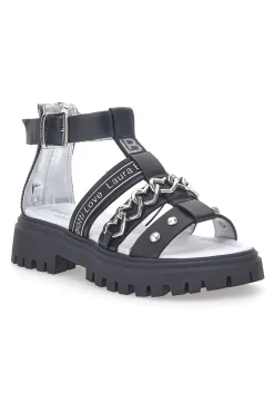 LAURA BIAGIOTTI Sandali Fisherman Neri 9024