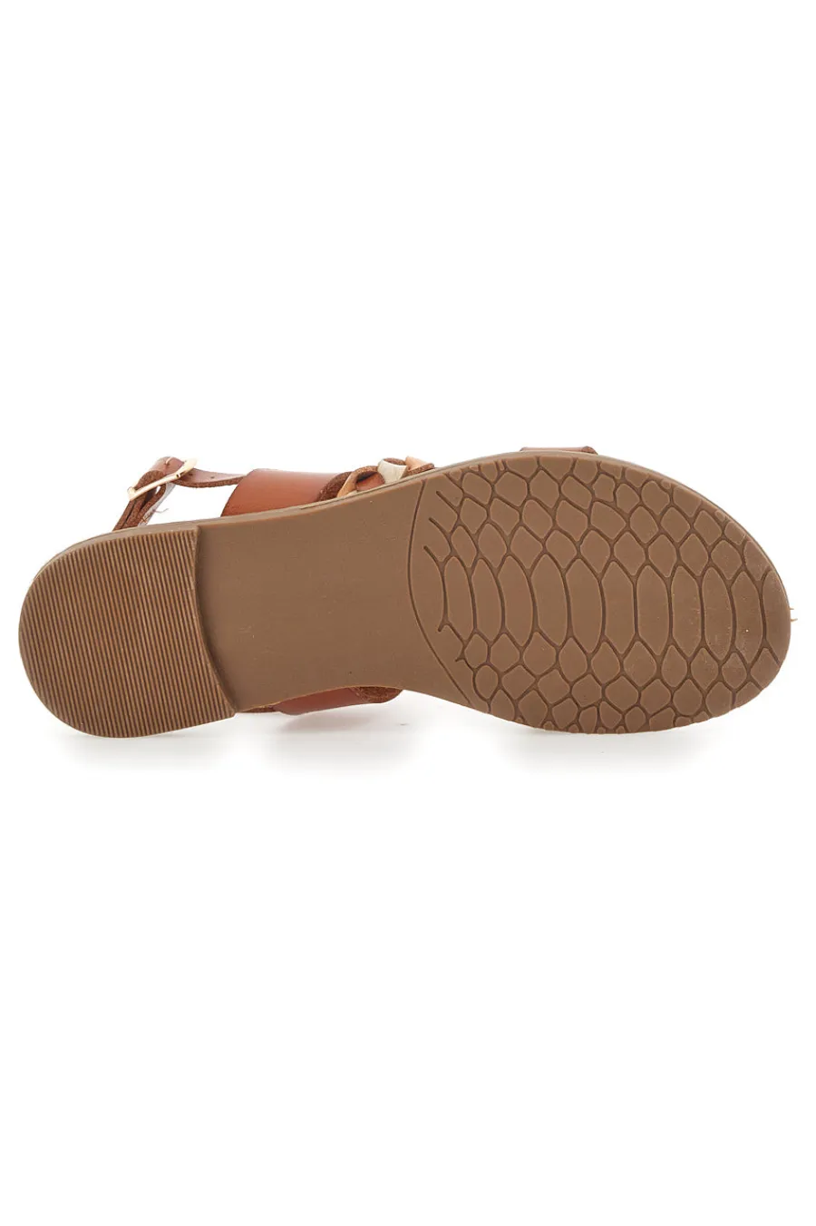Donna MON DIEU Sandali Flat 601710 Cognac