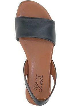 PITTARELLO LOOK Sandali Flat Neri In Pelle 2251 NERO Outlet