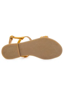 PRIMA RIGA Sandali Flat Ocra 03 New