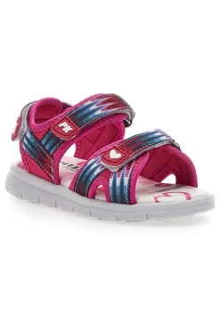 PITT KIDS Sandali Fucsia con Fantasia e Chiusure con Velcro 12