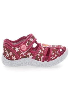 PITT KIDS Sandali Fucsia in Tessuto con Punta Chiusa 3903