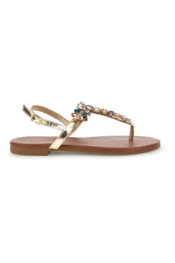 MON DIEU Sandali gioiello infradito PRE3008 PLATINO Discount