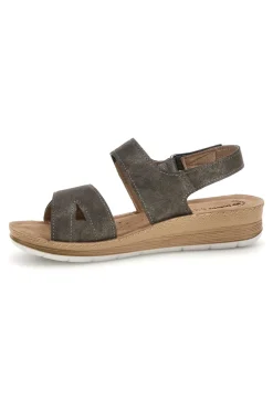 INBLU Sandali grigi con plantare anatomico 66 FC ANTRACITE Sale