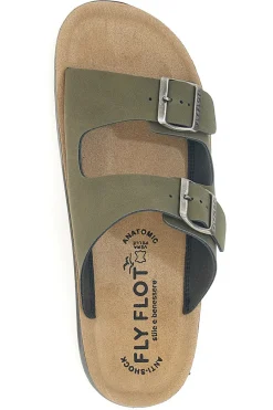 Uomo FLY FLOT Sandali kaki con doppia fibbia 781714C