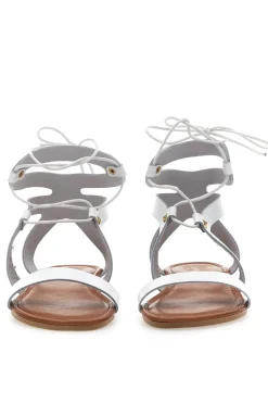 Donna PRIMA RIGA Sandali Lace-Up 2 Bianchi