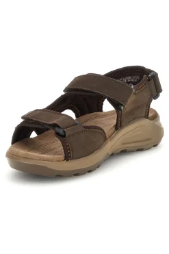 Uomo FLY DINAMIC Sandali marrone in vera pelle FD505
