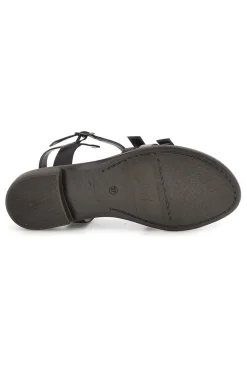 PITTARELLO FOCUS Sandali marroni con fasce e fibbie 222225