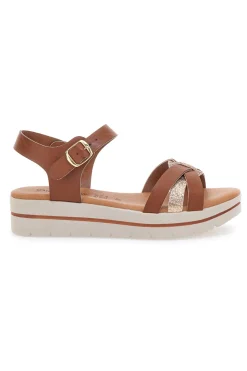 PRIMA RIGA Sandali Marroni Con Platform Made in Italy 1 Outlet