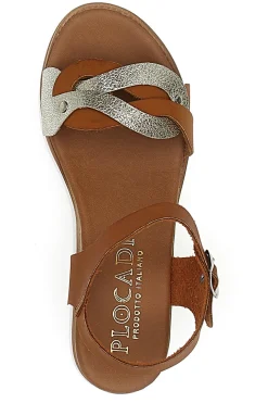PLOCADI Sandali Marroni Con Platform 4,5 Cm 30017 Hot