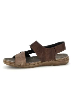 Uomo JERPOINT Sandali marroni con sottopiede in pelle 8018580PSSK