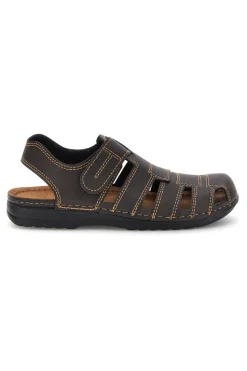 Uomo INBLU Sandali marroni con tomaia chiusa 3522