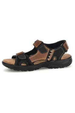 Uomo SUPERGA Sandali marroni in pelle S86U5