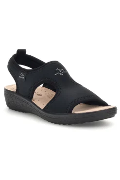 FLY FLOT Sandali neri anatomici anti-shock 90550E71LA Outlet