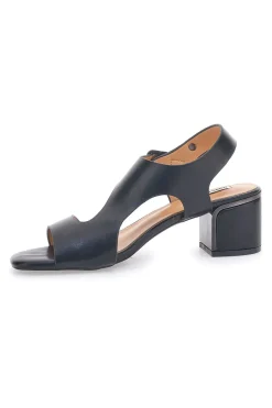 MARIELLA BURANI Sandali Neri Con Cinturino alla Caviglia 51280 NERO Discount