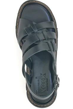 PITTARELLO ROCK Sandali Neri Con Platform e Made in Italy 58/C Best