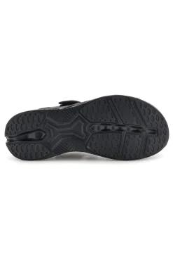 PLOCADI Sandali neri con strappi in velcro suola comfort G882 NERO New