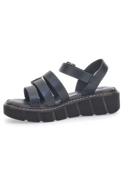 PITTARELLO ROCK Sandali Neri In Pelle Made in Italy 58/P Sale