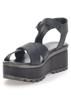 PITTARELLO LOVE Sandali Neri in Vera Pelle con Platform 3270101 Online
