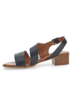 PITTARELLO LOOK Sandali Neri In Vera Pelle Con Tacco 4 Cm 243080 NERO Discount