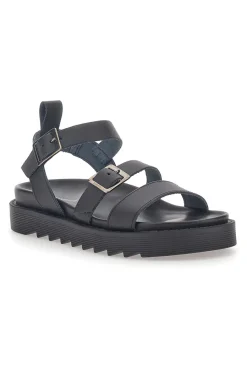 PITTARELLO CAPSULE Sandali Neri in Vera Pelle da Donna 27152 Sale