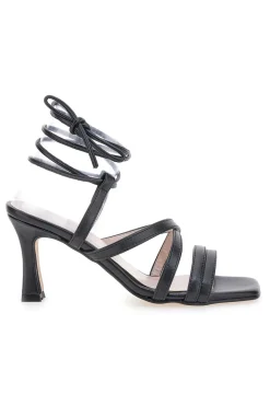 PITTARELLO GLAM Sandali Neri Lace-Up Con Tacco 9 Cm 15 NERO Best