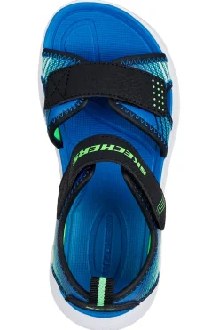 SKECHERS Sandali neri sportivi leggeri Microspec-Splash