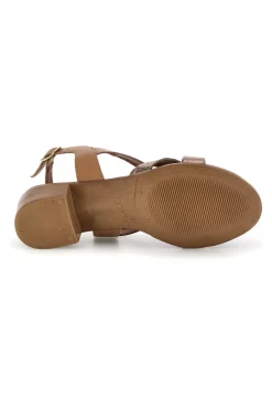 PITTARELLO LOOK Sandali con fasce incrociate pelle 243170 NOCCIOLA Outlet